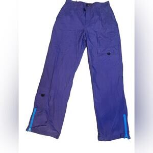 Y2K Xhilaration Nylon Constrast Zipper Sporty Spice Straight Leg Track Pants 7